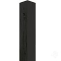 Vuren FSC paal geschaafd zonder punt 68x68x2700  [zwart] bc