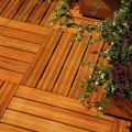 Almendrillo FSC tuintegel 6/3L 15mm 30x500x500mm semi-ribbel / RVS bc >