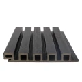 NewTechWood composiet co-extrusie wand bekleding castellation 25 profiel. 2.5x19.6x290 cm zwart