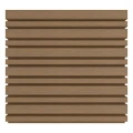 NewTechWood composiet co-extrusie wand bekleding castellation 4325 profiel. 2.5x19.6x290 cm Teak