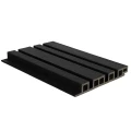 NewTechWood composiet co-extrusie wand bekleding castellation 4325 profiel. 2.5x19.6x290 cm zwart