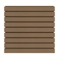 NewTechWood composiet co-extrusie wand bekleding castellation 50 profiel. 2.5x19.6x290 cm Teak