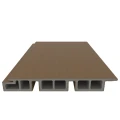 NewTechWood composiet co-extrusie wand bekleding castellation 50 profiel. 2.5x19.6x290 cm Teak