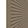 NewTechWood aluminium co-extrusie eindprofiel rhombus t.b.v. wand bekleding. 5x5x300 cm Antique