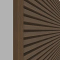 NewTechWood aluminium co-extrusie eindprofiel rhombus t.b.v. wand bekleding. 5x5x300 cm Ipe