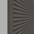 NewTechWood aluminium co-extrusie eindprofiel rhombus t.b.v. wand bekleding. 5x5x300 cm Silver Gray