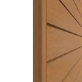 NewTechWood composiet co-extrusie eindprofiel castellation t.b.v. wand bekleding. 7x5x300 cm Red Cedar