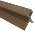 NewTechWood composiet co-extrusie hoekprofiel castellation t.b.v. wand bekleding. 7x8x300 cm Teak