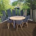 Elephant vlonderplank "Naadloos" houtcomposiet FSC 21x140x5000mm co-ex Natural dark brown houtnerf