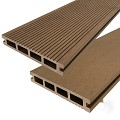 DuoWood vlonderplank Bfl houtcomposiet FSC 25x160x5000mm kleur Teak ribbel profiel /vlak