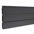Elephant lamel triple Rhombus houtcomposiet FSC 20x141x1800mm (6 stuks) rock grey
