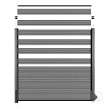 Elephant lamel triple Rhombus houtcomposiet FSC 20x141x1800mm (6 stuks) co-ex natural grey