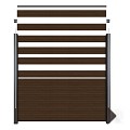Elephant lamel triple Rhombus houtcomposiet FSC 20x141x1800mm (6 stuks) co-ex natural dark brown
