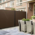 Elephant lamel triple Rhombus houtcomposiet FSC 20x141x1800mm (6 stuks) co-ex natural dark brown