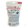 Elephant TOP Clip universeel tussenclips RVS zwart gepoedercoat (100 st)