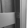 Elephant T beslagset antraciet gecoat aluminium