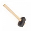 Rubberen hamer - Houten steel - Nr. 3