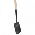 Spade - Gehard staal - Essenhouten steel - 76 cm