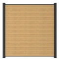 Newtechwood co-extrusie composiet scherm, 181x180 cm, red cedar.