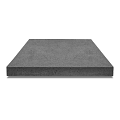 Oudhollandsche tegel, gewapend  100x100x12 Antraciet