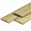 NE vuren rabatdelen overhangend 1,9x14,5x240 cm geschaafd geïmpregneerd