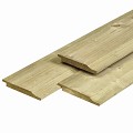 NE vuren rabatdelen halfhouts 1,9x14,5x240 cm geschaafd geïmpregneerd