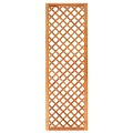 Trellis, diagonaal hardhout met lijst 180x60 cm glad geschaafd