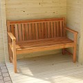 Hardhouten tuinbank Nice