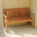 Hardhouten tuinbank (excl. kussens) Nice