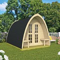 Blokhut 28 mm Camping POD 400 / Home office