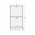 Blokhut 28 mm Camping POD 480 / Home office