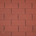 Dakshingles recht Rood 3 m²