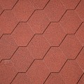 Dakshingles hexagonaal Rood 3 m²