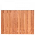 Tuinscherm Dronten, keruing hardhout, RVS-geschroefd, 21-planks (19+2) 180x130 cm