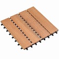 Tuintegel hardhout Siantar 30x30 cm recht