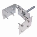 Inklem hoogteverstelling M16 Verzinkt compl,voor paal 12-20 cm