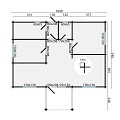 Blokhut Finn incl fund, vloer, vlonder)