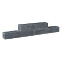 Tegula Palissaden 60x14x11 cm Zwart