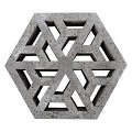 Eco Tegel Waterpasserend 37,5x37,5x7 cm Antraciet