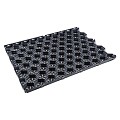 Gravel Lux 59,2x79x3 cm Zwart