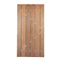 Hardhouten Deur met verstelbaar stalen frame 100x195 cm