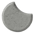Ronde Palissade 15X80 Grijs