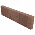 Quadrobandpalissade 8x25x100 cm Bruin
