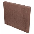 Mini Rondobandpalissade 6x40x50 cm Bruin