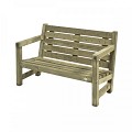 Loungebank tweezits, 135  cm