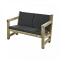 Loungebank tweezits, 135  cm