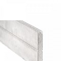 Berton©-motiefplaat smal wit/grijs H26xD3,5xL184 cm blokhutprofiel