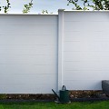 Berton©-motiefplaat smal wit/grijs H26xD3,5xL184 cm blokhutprofiel