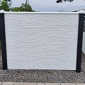 Berton©-motiefplaat wit/grijs H36xD3,5xL184 cm nostalgiemotief