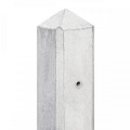 Berton©-paal IJssel wit/grijs, diamantkop 10x10x308 cm eindmodel